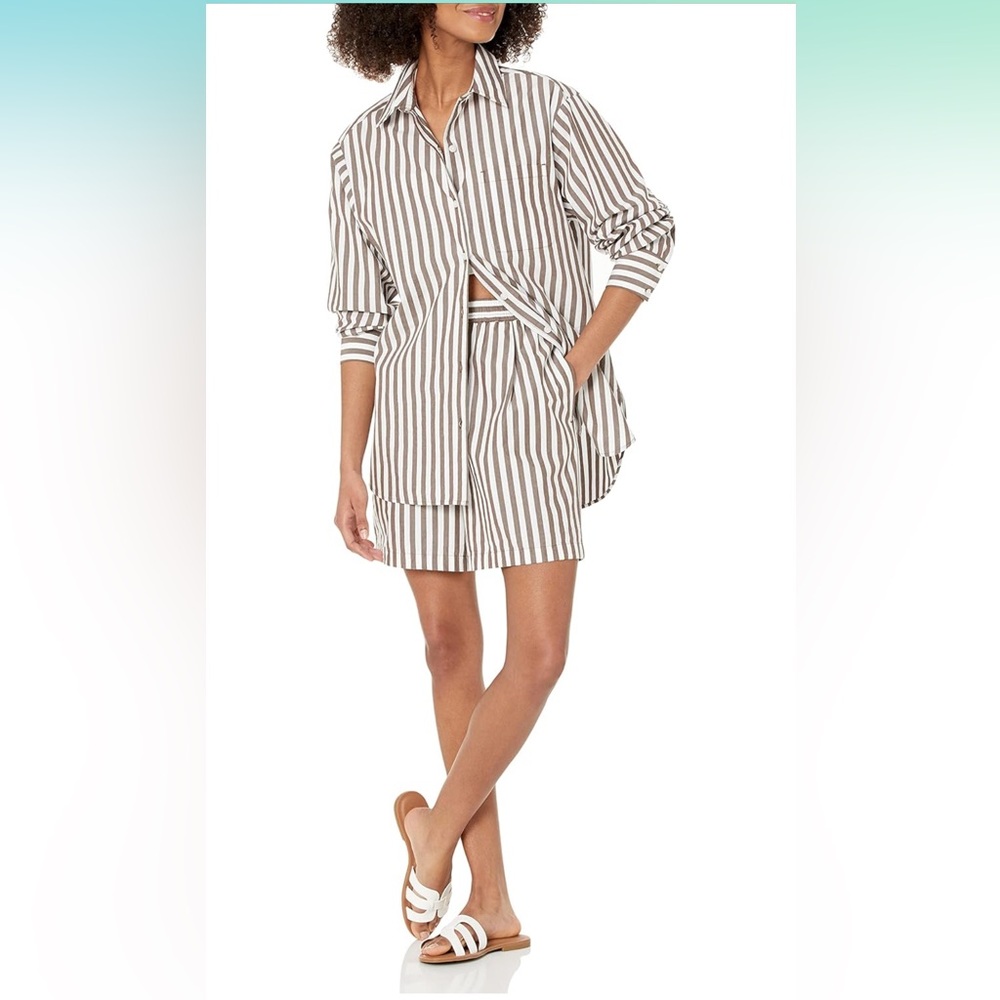 NWT The Drop Women's Jada High Waist Loose Fit Short - Picture 1 of 3